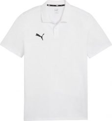 Puma Koszulka męska Puma Team Goal Casuals Polo biała 658605 04 2XL. Białe koszulki polo męskie Puma, m, bez wzorów, bez kołnierzyka, bez ramiączek. Za 116.63 zł.