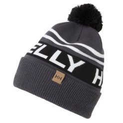 Czapka zimowa z pomponem Helly Hansen Ridgeline Beanie. Czarne czapki męskie Helly Hansen, na zimę, bez wzorów, sportowe. Za 203.00 zł.