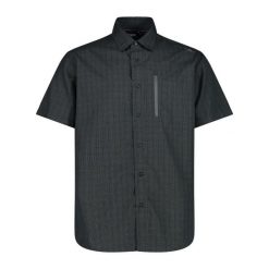 Koszula męska CMP 35S7797. Czarne koszule męskie CMP, m, bez wzorów, bez kołnierzyka, bez ramiączek. Za 209.00 zł.