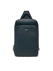 Guess Saszetka HMMISA P5226 Zielony. Zielone saszetki męskie Guess, z aplikacjami, ze skóry. Za 279.99 zł.