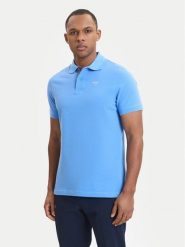 Barbour Polo Tartan MML0012BL95 Niebieski Tailored Fit. Niebieskie koszulki polo męskie Barbour, m, bez wzorów, z bawełny, bez kołnierzyka, bez ramiączek. Za 359.99 zł.