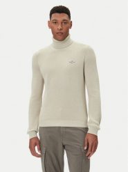 Aeronautica Militare Golf 252MA1583UL00903 Beżowy Regular Fit. Brązowe kardigany męskie Aeronautica Militare, l, bez wzorów, z bawełny, bez ramiączek. Za 639.99 zł.