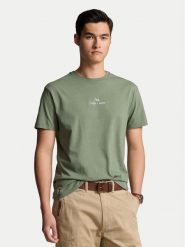 Polo Ralph Lauren T-Shirt 710936585011 Zielony Classic Fit. Zielone koszulki polo męskie Polo Ralph Lauren, m, bez wzorów, z bawełny, bez kołnierzyka, bez ramiączek. Za 239.99 zł.