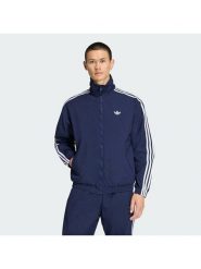 Adidas Bluza Firebird KE1365 Granatowy Regular Fit. Niebieskie bluzy rozpinane męskie ADIDAS, m, bez wzorów, z syntetyku, bez ramiączek, bez kaptura. Za 349.99 zł.