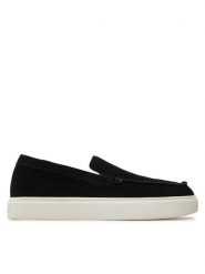 Calvin Klein Półbuty Moccasin Suede HM0HM01794 Czarny. Czarne codzienne półbuty męskie Calvin Klein, bez wzorów, ze skóry, bez obcasa, bez zapięcia. Za 469.99 zł.