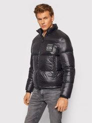 Armani Exchange Kurtka puchowa 8NZBP2 ZNYNZ 1200 Czarny Regular Fit. Czarne kurtki męskie Armani Exchange, m, bez wzorów, z puchu, bez ramiączek, bez kaptura. Za 939.99 zł.