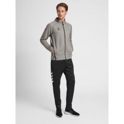 Bluza dresowa zapinana na zamek błyskawiczny Hummel Cima XK. Szare bluzy rozpinane męskie HUMMEL, xl, bez wzorów, z dresówki, sportowe, bez ramiączek, bez kaptura. W wyprzedaży za 220.00 zł.