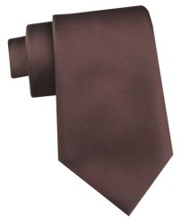 Krawat Męski - Angelo di Monti - Brązowy Kolor, Bez Wzoru. Brązowe krawaty i muchy męskie Angelo di Monti, bez wzorów, z tkaniny, eleganckie. Za 45.00 zł.