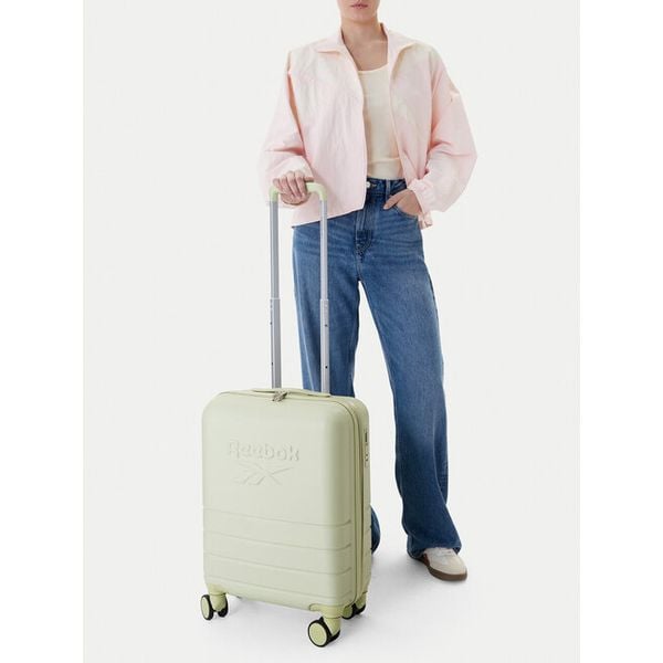 Walizka kabinowa Reebok. Zielone walizki męskie Reebok, bez wzorów. Za 259.99 zł.