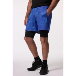 Męskie Bermudy funkcyjne Iron Anvil fitness szybkoschnące do roz. 7XL. Niebieskie szorty sportowe męskie JAY-PI, bez wzorów, z elastanu. Za 195.99 zł.