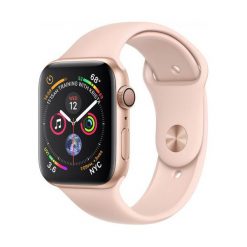 Apple Watch 4 - różówe złoto aluminium 40 | piaskowy róż sportowy pasek. Zegarki sportowe marki Apple. Za 1,899.00 zł.