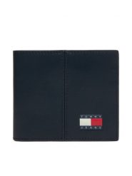 Tommy Jeans Portfel Tjm Heritage Cc Wallet AM0AM14281 Granatowy. Niebieskie portfele męskie Tommy Jeans, bez wzorów, z jeansu. Za 229.99 zł.