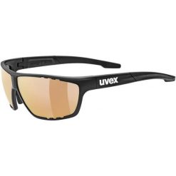 Okulary Uvex Sportstyle 706 CV V 2206. Czarne okulary przeciwsłoneczne męskie Uvex, bez wzorów, sportowe. Za 573.25 zł.