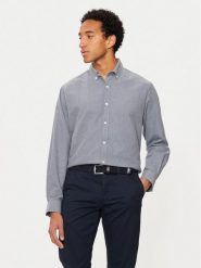 INDICODE Koszula Darian 25-354 Niebieski Regular Fit. Niebieskie koszule męskie INDICODE, m, bez wzorów, z bawełny, bez kołnierzyka, bez ramiączek. Za 79.99 zł.