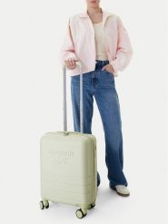 Reebok Walizka kabinowa CEO-RBK-WAL-012-S Zielony. Zielone walizki męskie Reebok, bez wzorów, z tworzywa sztucznego. Za 259.99 zł.