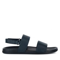 Sandały GINO ROSSI. Niebieskie sandały męskie Gino Rossi, bez zapięcia. Za 199.99 zł.