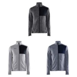 Gruby polar Craft Adv Explore. Szare bluzy z polaru męskie Craft, bez wzorów, z polaru, sportowe, bez ramiączek, bez kaptura. Za 418.10 zł.