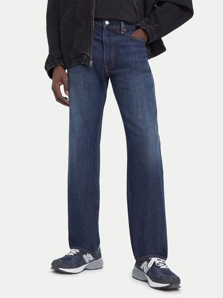 Levi's® Jeansy 555™ 000LO-0003 Granatowy Loose Fit. Niebieskie jeansy męskie bez wzorów, z bawełny. Za 309.99 zł.