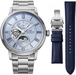 Zegarek Orient Star Zegarek męski Orient Star RE-BT0007L00B srebrny. Szare zegarki męskie Orient Star, srebrne. Za 10,940.00 zł.