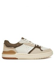 Clarks Sneakersy Courtlite2 Lo 26181287 Beżowy. Brązowe buty sportowe na co dzień męskie Clarks, m, bez wzorów, ze skóry, bez ramiączek, bez kaptura. Za 289.99 zł.