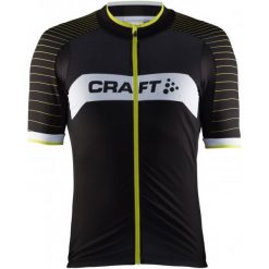 Craft Męska Koszulka Rowerowa Gran Fondo Czarny/Żółty L. T-shirty sportowe męskie marki Craft. W wyprzedaży za 186.00 zł.