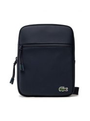 Lacoste Saszetka M Flat Crossover Bag NH3308LV Niebieski. Niebieskie saszetki męskie Lacoste, bez wzorów, z materiału. Za 279.99 zł.