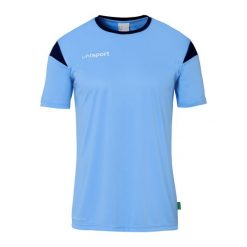 Koszulka Uhlsport Squad 27. Niebieskie t-shirty sportowe męskie Uhlsport, m, bez wzorów, sportowe, bez ramiączek. Za 122.50 zł.