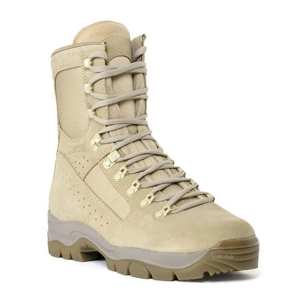 Buty trekkingowe pustynne Meindl Desert Fox. Żółte buty trekkingowe męskie Meindl, bez wzorów, sportowe, bez obcasa, bez zapięcia. Za 1,049.00 zł.