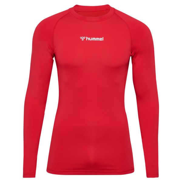Dżersej z długim rękawem Hummel Bl Performance. Czerwone koszulki męskie z długim rękawem HUMMEL, bez wzorów, z dżerseju, sportowe, bez kołnierzyka, bez ramiączek. Za 187.00 zł.
