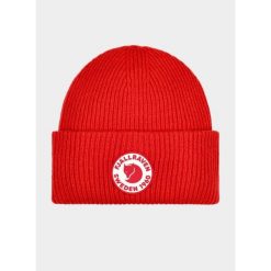 Czapka zimowa Fjallraven 1960 Logo Hat - true red. Czerwone czapki męskie Fjällräven, na zimę, bez wzorów, sportowe. Za 266.99 zł.