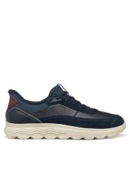 Geox Sneakersy U Spherica Plus U56MPA 08522 CF44K Granatowy. Niebieskie buty sportowe na co dzień męskie Geox, m, bez wzorów, ze skóry, bez ramiączek, bez kaptura. Za 379.99 zł.