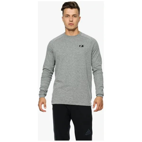 Nike Bluza Nsw Modern Crew Lt Wt , szary, rozmiar XL. Szare bluzy nierozpinane męskie Nike, m, bez wzorów, z bawełny, sportowe, bez ramiączek, bez kaptura. W wyprzedaży za 99.99 zł.