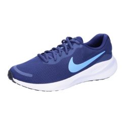 Buty męskie Nike Revolution 7. Białe buty do biegania męskie Nike, bez wzorów, bez zapięcia, do biegania, nike revolution. Za 261.99 zł.