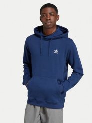 Adidas Bluza Trefoil Essentials IX7668 Granatowy Regular Fit. Niebieskie bluzy nierozpinane męskie ADIDAS, m, bez wzorów, z bawełny, bez ramiączek, bez kaptura. Za 179.99 zł.