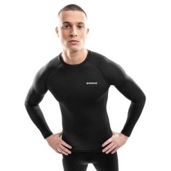 Męska narciarska podkoszulka termoaktywna Sporty zimowe Siroko Le Mur. Czarne bielizna termoaktywna męska SIROKO, m, bez wzorów, z tkaniny, bez ramiączek, narciarskie. Za 254.00 zł.