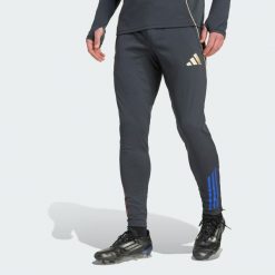 Spodnie Olympique Lyonnais Tiro 25 Competition Training. Brązowe spodnie dresowe męskie ADIDAS, bez wzorów. Za 279.00 zł.