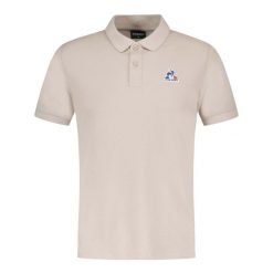 Polo Le Coq Sportif Essentiels N°1. Brązowe koszulki polo męskie le coq sportif, m, bez wzorów, sportowe, bez kołnierzyka, bez ramiączek. Za 248.45 zł.