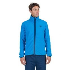 Bluza męska Rossignol Strawpile Fleece Fz. Niebieskie bluzy nierozpinane męskie Rossignol, m, bez wzorów, sportowe, bez ramiączek, bez kaptura. W wyprzedaży za 299.65 zł.