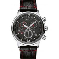 Zegarek Atlantic Zegarek męski Seasport 87461.42.45 Chronograf r. uniwersalny. Czarne zegarki męskie Atlantic. Za 1,345.00 zł.