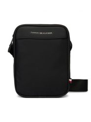 Tommy Hilfiger Saszetka Th Repreve Mini Reporter AM0AM14150 Czarny. Czarne torby męskie na ramię Tommy Hilfiger, bez wzorów, z materiału. Za 289.99 zł.