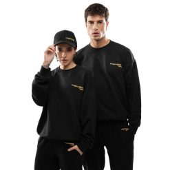 Męska bawełniana bluza Rayo Club Lifestyle Siroko RC Ready Black. Czarne bluzy nierozpinane męskie SIROKO, m, bez wzorów, z bawełny, biznesowe, bez ramiączek, bez kaptura. Za 211.00 zł.