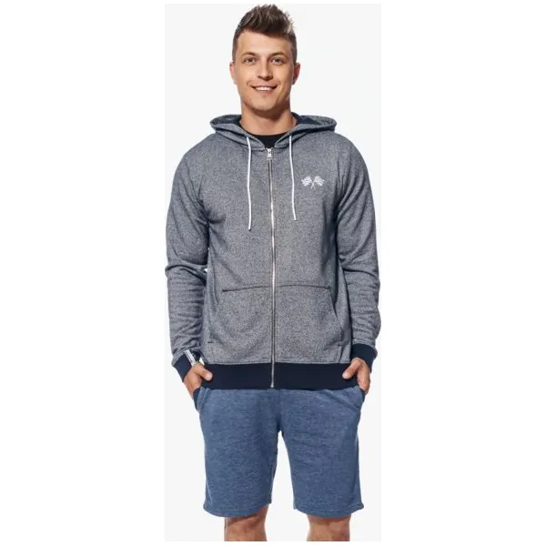 Lotto Bluza Buzzard , niebieski, rozmiar M. Niebieskie bluzy rozpinane męskie Lotto, m, bez wzorów, z bawełny, bez ramiączek, bez kaptura. W wyprzedaży za 59.99 zł.