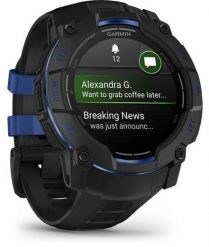 Smartwatch Garmin Instinct 3 AMOLED 50mm czarny z paskiem w kolorze black / bolt blue. Czarne zegarki smartwatch Garmin. Za 2,153.16 zł.