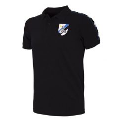 Koszulka Polo dla dorosłych - FC Internazionale - Czarny. Czarne koszulki polo męskie COPA FOOTBALL, xl, bez wzorów, eleganckie, bez kołnierzyka, bez ramiączek. Za 297.74 zł.