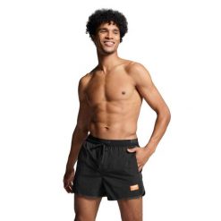 Kąpielówki męskie Puma, Track Shorts, czarne. Czarne kąpielówki męskie Puma, m, bez wzorów, z dresówki. Za 216.99 zł.