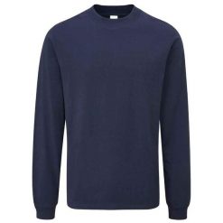 Koszulka Z Długim Rękawem Dla Dorosłych Unisex Essential Heavyweight. Niebieskie koszulki męskie z długim rękawem MANTIS, bez wzorów, sportowe, bez kołnierzyka, bez ramiączek. Za 91.99 zł.