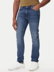 HUGO Jeansy 50542688 Niebieski Extra Slim Fit. Niebieskie jeansy męskie Hugo, bez wzorów, z bawełny. Za 389.99 zł.