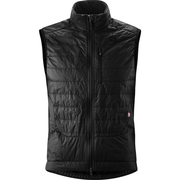 Kurtka puchowa bez rękawów Gonso Primaloft. Czarne kurtki męskie Gonso, bez wzorów, z puchu, sportowe, bez ramiączek, bez kaptura. Za 638.00 zł.