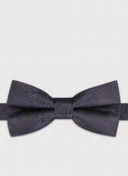 PAKO LORENTE – Żakardowa mucha męska. Brązowe krawaty i muchy męskie Pako Lorente, bez wzorów, z poliesteru, eleganckie. Za 99.99 zł.