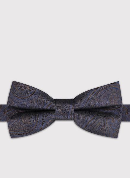 PAKO LORENTE – Żakardowa mucha męska. Brązowe krawaty i muchy męskie Pako Lorente, bez wzorów, z poliesteru, eleganckie. Za 99.99 zł.